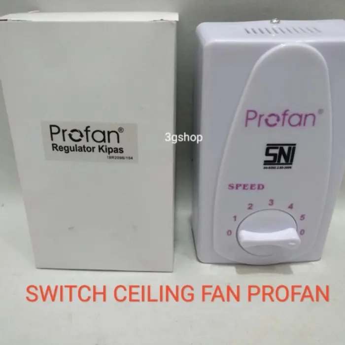 Profan Switch Kipas Angin Ceiling Fan Plafon Saklar Kapasitor 1