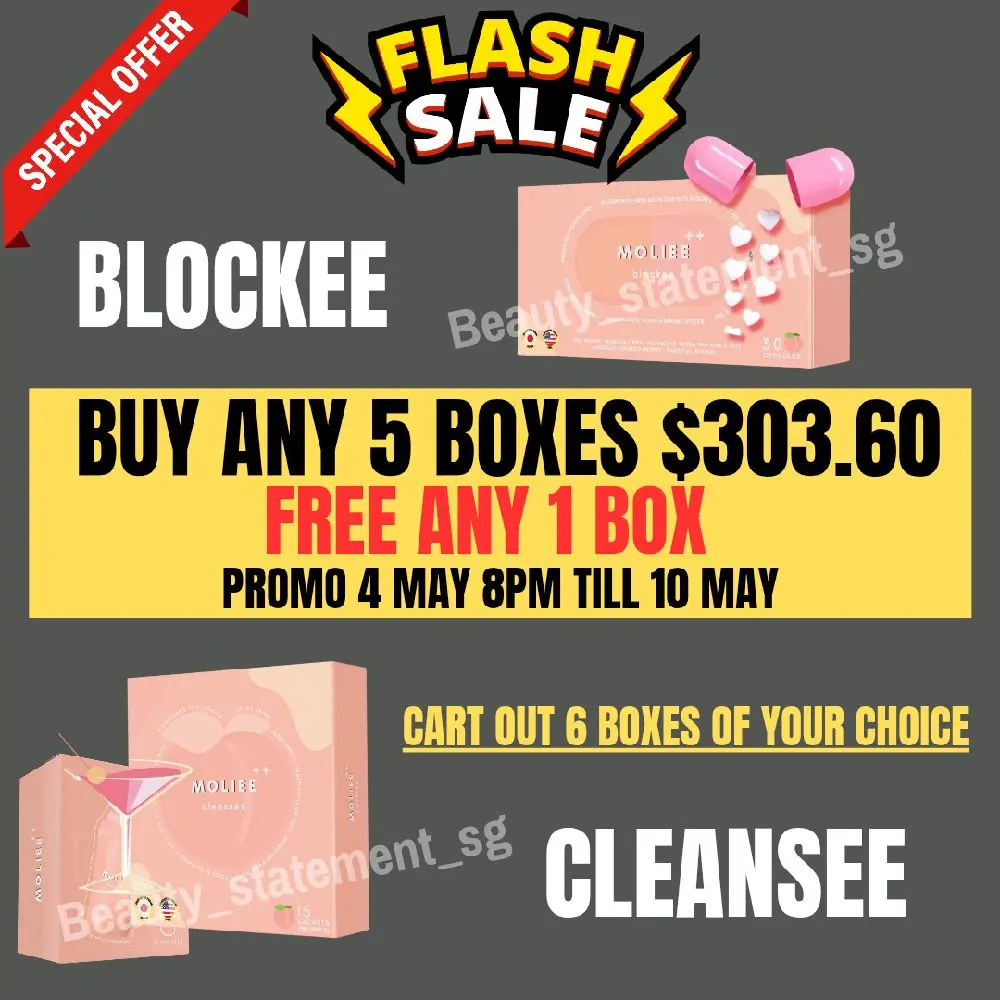 [READY STOCKS] MOLIEE CLEANSEE | BLOCKEE Healthcare Dietary Supplement Edible