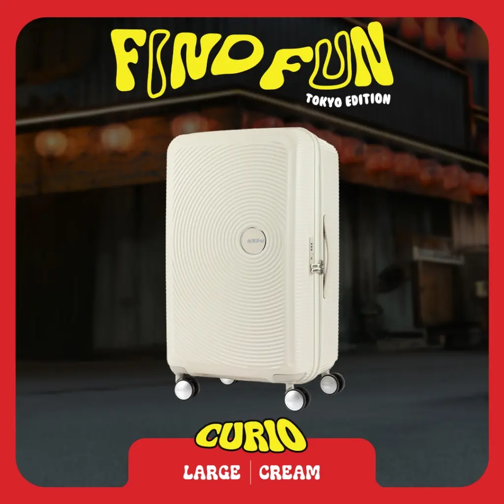 American Tourister Curio Koper Hardcase Large 27 inch TSA - Cream