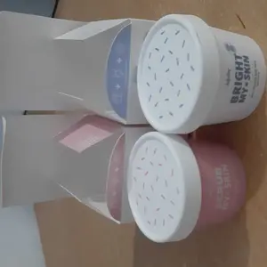 [TWIN BODY MASK] Gluta Rice Milk Mask + Sakura Milk Mask with Scrub | Masker & Scrub Badan Pemutih