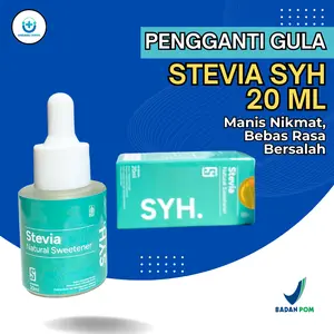 STEVIA Pengganti Gula Sudah BPOM HALAL 20ml
