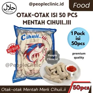 1 PACK ISI 50 PCS - OTAK-OTAK MENTAH MERK CIHUII FROZEN FOOD