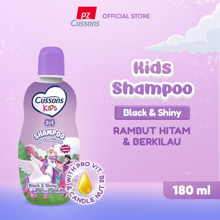 Gambar Cussons Kids Shampoo Black & Shiny - Sampo Anak 180ml - Cussons Kids, Standar dari CussonsID Kota Administrasi Jakarta Barat Tokopedia