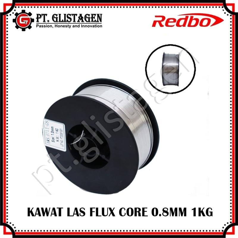 Kawat Las Flux Core 0.8MM MIG Redbo 1kg 3