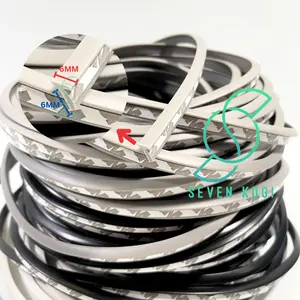 Karet List T BodyKit Lebar 6MM Dengan Double Tape 3M/ Karet Over Fender Universal/ Karet Spakbor Mobil