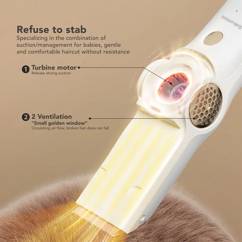 Sakumini Electric Hair Clipper Alat Cukur Potong Rambut Anak 2