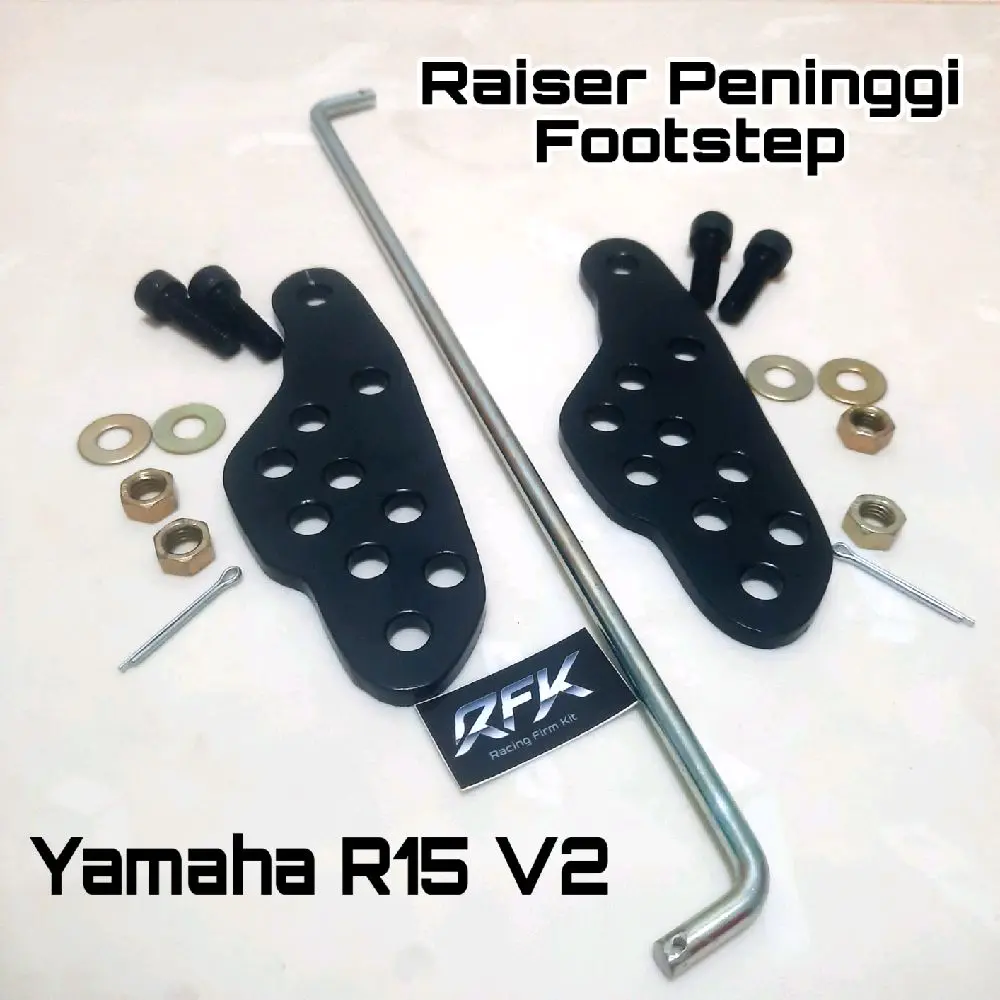 Bracket Peninggi Footstep R15 V2 Yamaha R15 V2 VVA - Motorcycle Bahan Besi Tebal