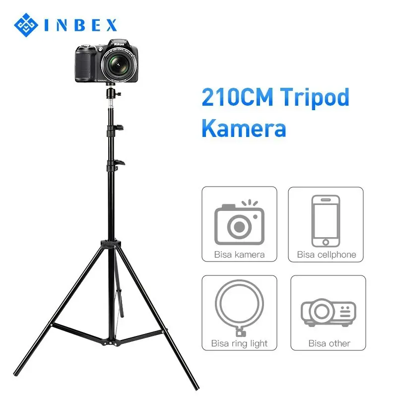 Tripod Inbex 210 Tripod Ringlight Tripod 2M Stand Kamera (LOSEPACK) 0