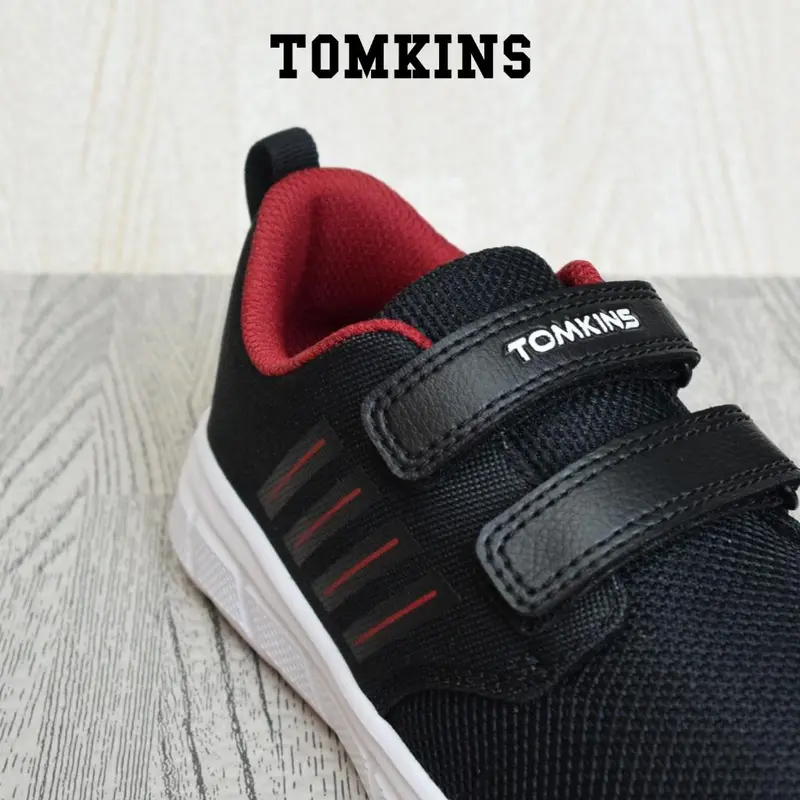 TOMKINS Chimera - Black White Sepatu Anak TK 3