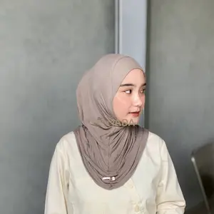Mada Hijab - Bergo Vany Kerudung Instan Kaos Rayon Spandeks Jilbab Instan Non Pet S Kerudung Bergo Hamidah Non Pet