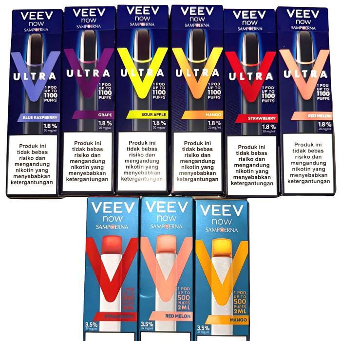 Jual VEEV Now Ultra Disposable Vape By Sampoerna Up To 1100 Puffs Rasa Buah  - STRAWBERRY - Kota Administrasi Jakarta Barat - Deflo Store | Tokopedia