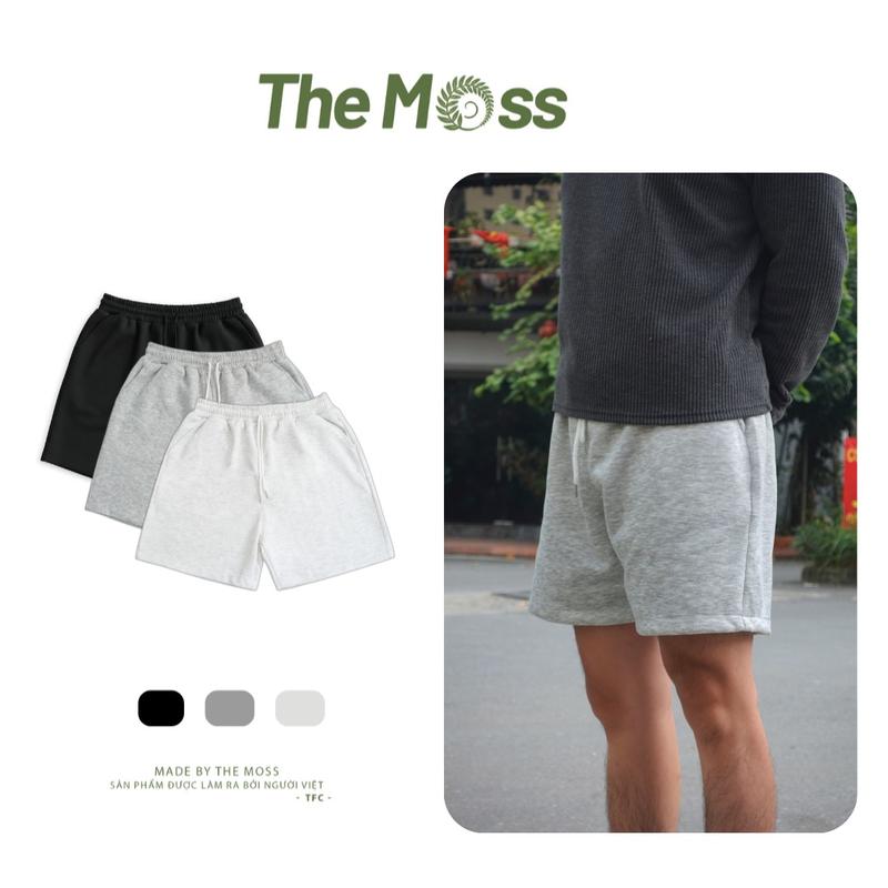 The Moss - Quần Short Nỉ Nam The Moss Form Trên Gối Vải Nỉ 2 Da Mềm Mại Thoải…