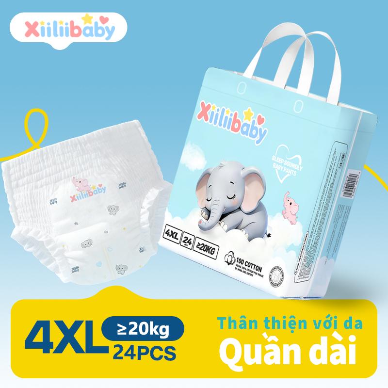 Ưu đãi đặc biệt: Tã quần hữu cơ Xiiliibaby, thoáng khí, thấm hút mồ hôi, ngăn…