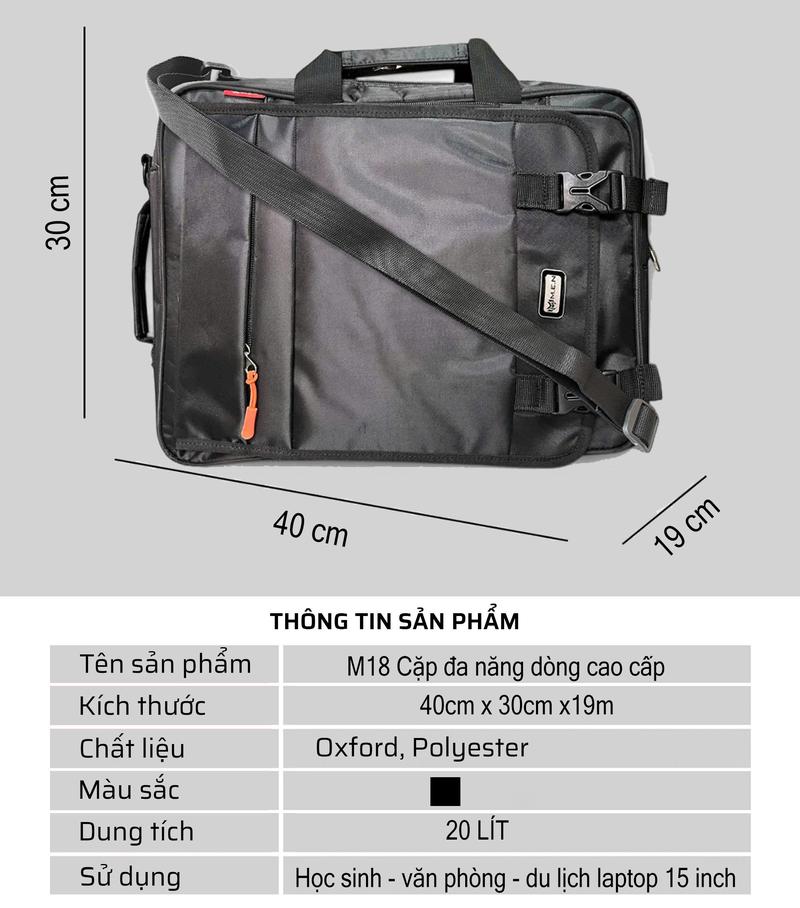 Product Introduction of cặp đă năng học sinh văn phòng Calm down CÓ NGĂN NƯỚC FLK {SANG TRỌNG} Nam Bag 10