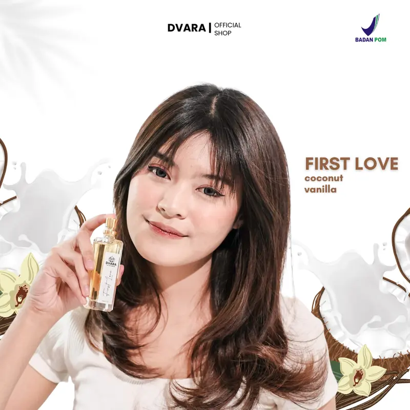 [BPOM] FIRST LOVE PARFUM PRIA DAN WANITA SPRAY DVARA SUDAH BPOM ISI 30 ML EAU DE PARFUME Bunga Asli Wangi Perfume 0