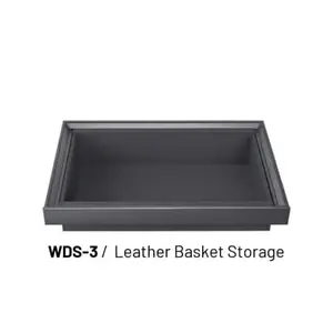 RITZO Leather Basket Storage 700-900mm Adjustable/Soft Close (WDS3-70/80/90) - Laci Tempat Penyimpanan Pakaian Dalam Tarik Lemari Premium