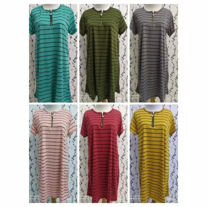 Daster Sleting Busui Salur Cantik ( Real Pick ) Bahan Spandek Adem Hal 1