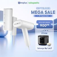 Gambar 【Tokopedia Exclusive】Simplus Setrika Uap Genggam Lipat Tangki Air 170ml Low Watt 600W Setrika Pakaian Uap Portabel Menyetrika Datar dan Gantung 2in1 GTJH017 dari Simplus Kab. Tangerang 1 Tokopedia