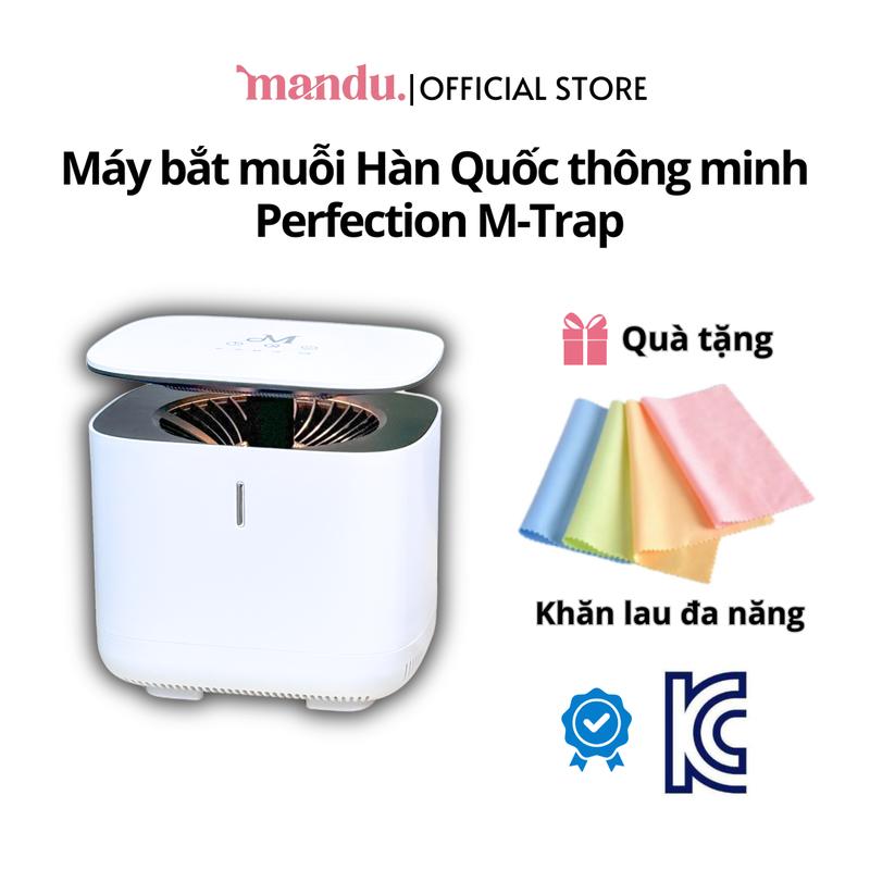 LIVE Máy bắt muỗi Hàn Quốc thông minh Perfection M-Trap chuẩn KC an toàn đèn LED 360 độ không ồn không mùi tự động