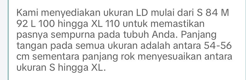 Product Introduction of Kurung Melayu Wanita set atasan dan bawahan 0