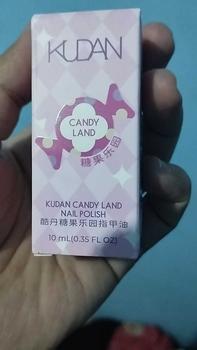 Product Review of Kudan Candy Land 10ML Cat Kutek Kuku Jari Tangan Kutikula Wanita Nail Polish Sun UV Lamp Peel Off Kering Art from R**n N** 0