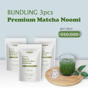 Bundling Set 3pcs Noomi Matcha Premium Pure Uji Matcha | 100% Pure Matcha Powder