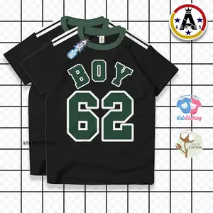 Bluestart Baju Kaos Anak Laki-Laki/Cowo Motif Baseball 62BOY Usia 1-14 Tahun