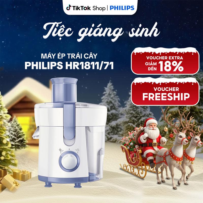   DEAL SỐC  Máy ép trái cây PHILIPS HR1811 71 - Hàng Chính Hãng Bảo hành 24 tháng máy  ép Xay Sinh Tố 