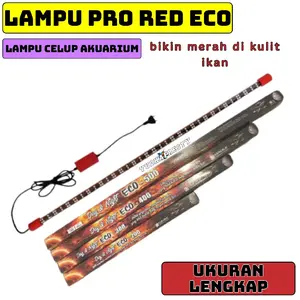 LAMPU CELUP PRO RED BIKIN IKAN MERAH DI IKAN