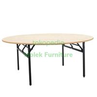 Gambar Meja Lipat Bulat INCO DONZE Diameter 120 cm Molek Furniture dari Molek Furniture Gading Serpong Kab. Tangerang 3 Tokopedia