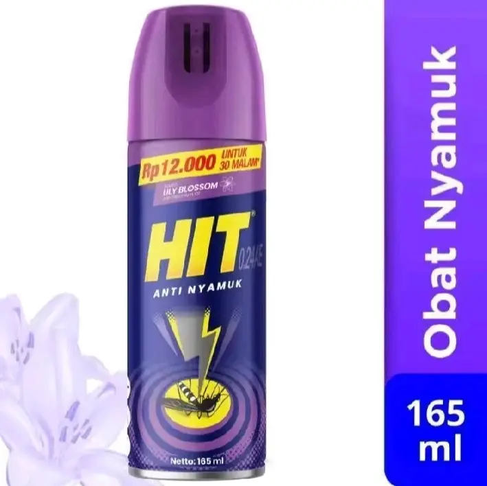 Pembasmi Serangga HIT Spray Lily Blossom 165 ml Ungu 3