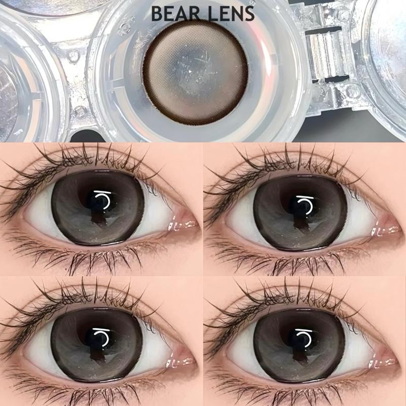 CÓ CẬN BEAR LENS Kính Áp Tròng Mẫu Mocha Brown Nâu Tây Milk Coffee Giãn To 14.5mm