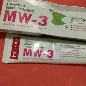 [Favorit CIKI] METOO PASTA GIGI MW3- BPOM-pemutih gigi / Bebas Sensitif odol/ Bebas Karang Gigi / Pasta Gigi Probiotik / Karang Gigi / Gusi Sensitif / Membersihkan Noda Gigi- METOO MW-3 Advanced Whitening Tooth Paste 100 gr*1/2/3