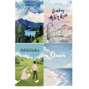 PAKET 4 NOVEL / 0 MDPL / 3726 MDPL / BANDUNG AFTER RAIN / ATHARAZZKA