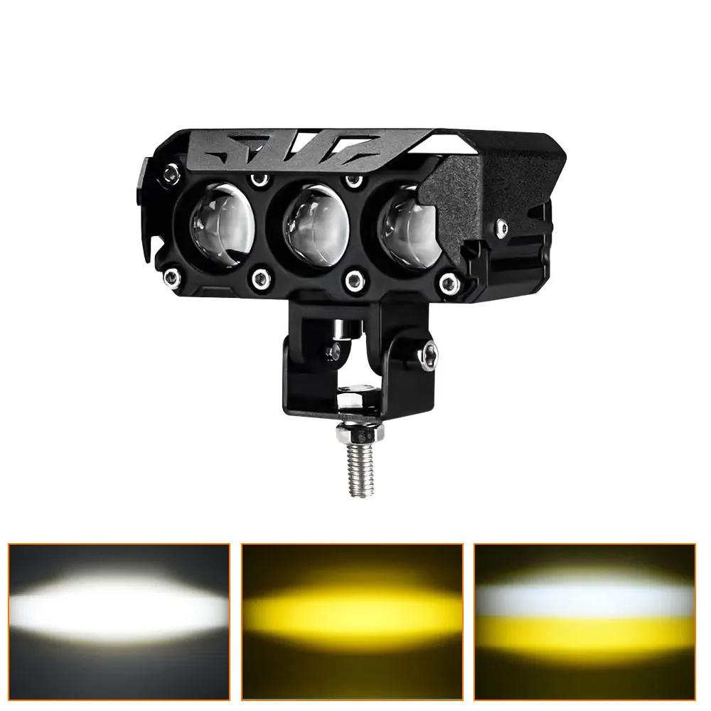 Lampu Sql 3 Mata Berkendara Mini LED Super Terang Lampu Kabut Untuk Sepeda Motor Mobil Dan Truk 12V 24V Lampu Sql 3 Mata Berkendara Mini LED Super Terang Lampu Kabut Untuk Sepeda Motor Mobil Dan Truk 12V 24V