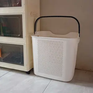 Mall Perabot | Tempat Keranjang Plastik | Penyimpanan Baju Kotor / Laundry Basket Organizer Pakaian Cucian & Storage | Wadah Keranjang Belanja