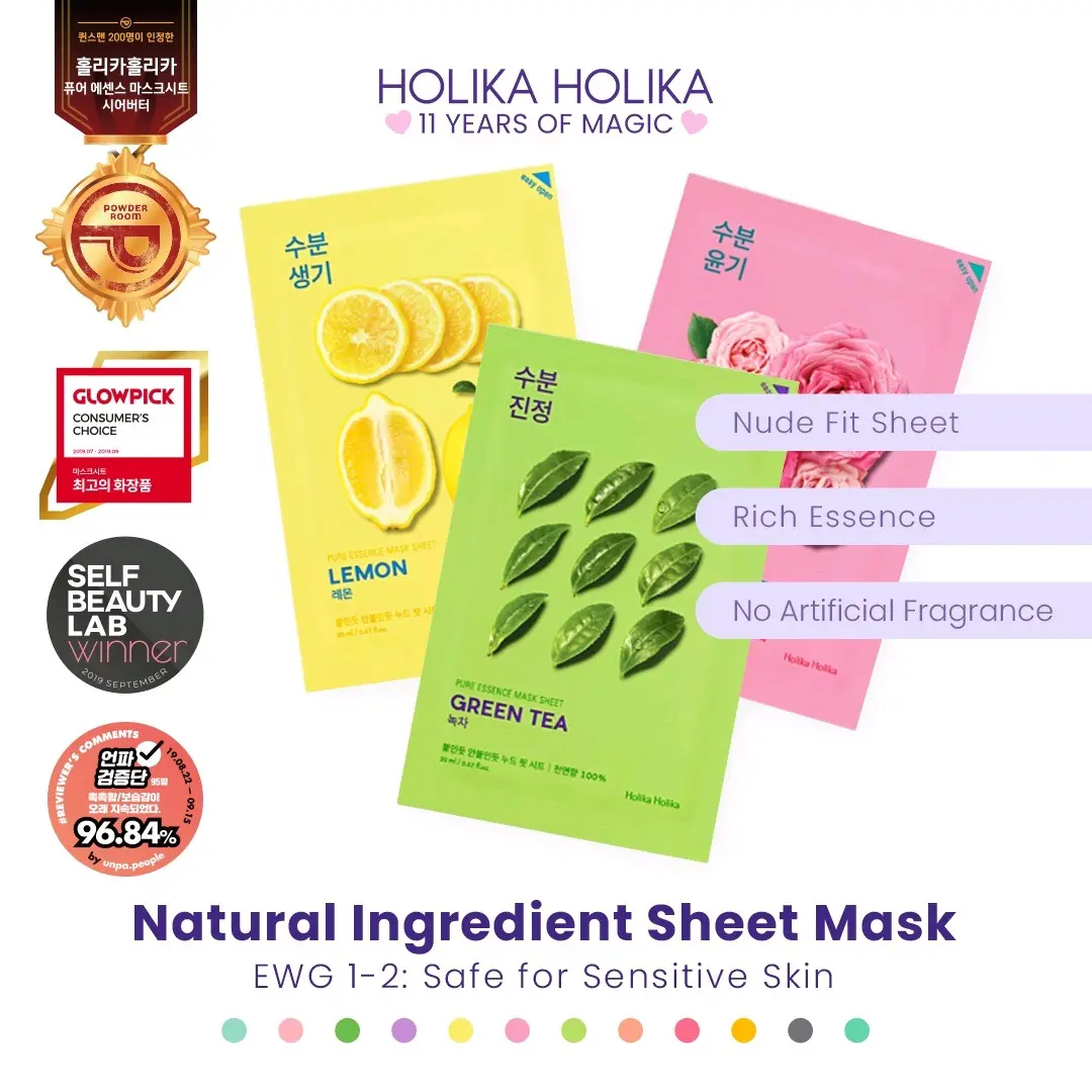 Holika Holika Pure Essence Mask Sheet | Masker Wajah