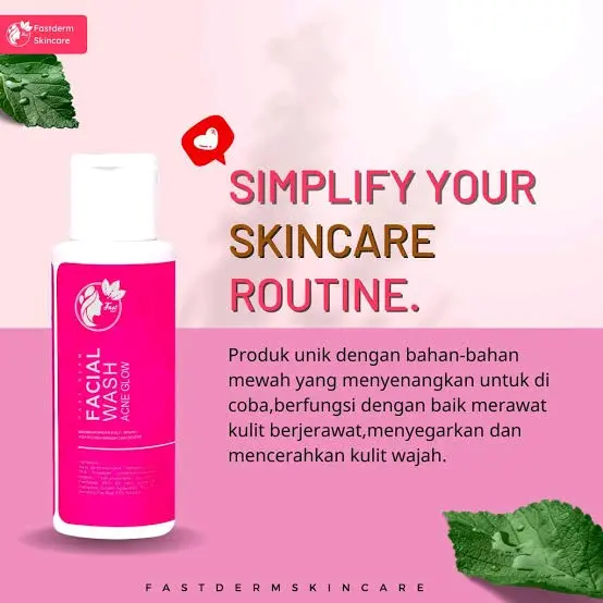 FASTDERM FACIAL WASH DARKSPOT FOAMER / FACIAL WASH GLOW FOAMER / FACIAL WASH ACNE WHITENING FOAMER / FASTDERM FACIAL WASH PLATINUM Berminyak Kusam Kotoran Wajah 4
