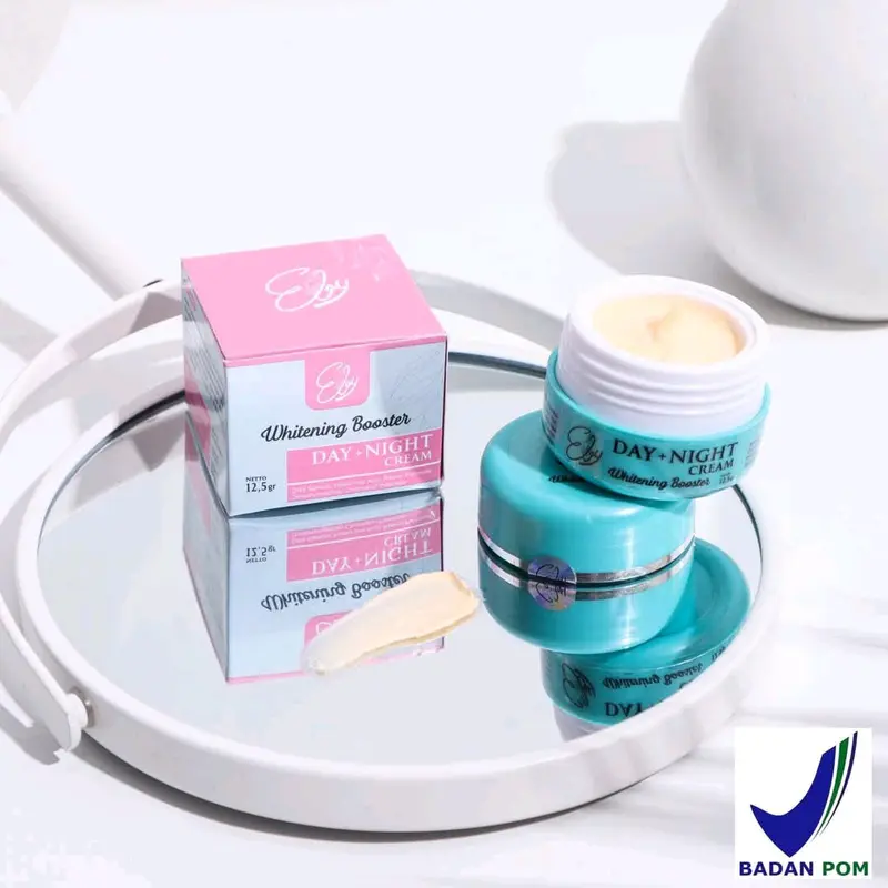 Krim Wajah EBY Eliza Beauty 2in1 Glutathione dengan Niacinamide, Alpha Arbutin, Vitamin E, dan Collagen 3
