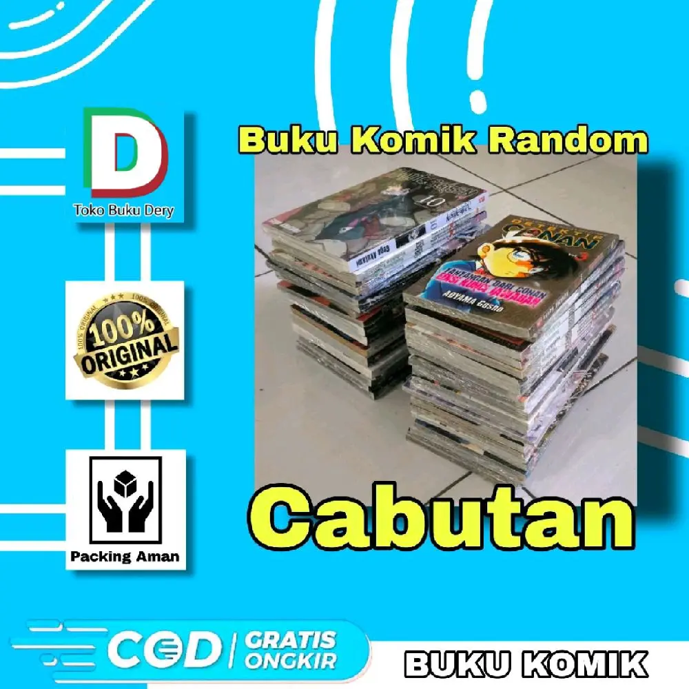 Buku Komik Cabutan Random Baru Segel Elek, M&c, level comic, akasha, 3L Original Gramedia - Manga Anime
