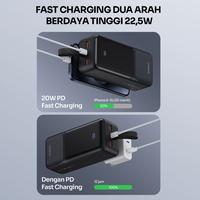 Gambar ROBOT Powerbank 40.000mAh RT40 Fast Charging Black+Gray Original - Garansi 1 Tahun  [BISA COD] dari Robot Official Shop Indonesia Kab. Tangerang 3 Tokopedia
