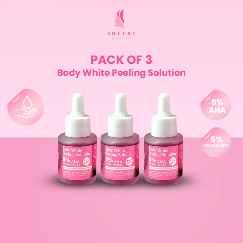 [BUNDLING 3pcs] SCOSME Body White Peeling – 8% AHA + Niacinamide | Solusi Cerah & Haluskan Kulit 0