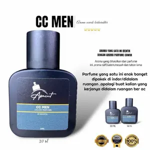 Parfume CC Men Aroma Cowok Soft & Elegan 30ml untuk Aktivitas Outdoor & Indoor Parfum Pria Elegan dan Lembut