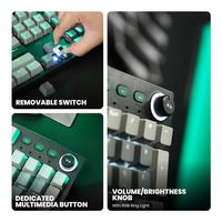 Gambar KEYBOARD GAMING REXUS HEROIC KX5 v2 Mechanical - Gaming Keyboard - Dark Grey, Blue dari Techno Computer Bali Kota Denpasar 3 Tokopedia