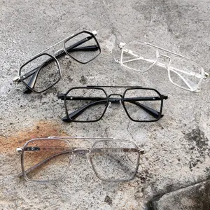 AVIATOR SUPER MEWAH PRIA WANITA YQ039 lebar frame 14,8 cm lebar lensa 5,3 cm tinggi lensa 3,3 cm