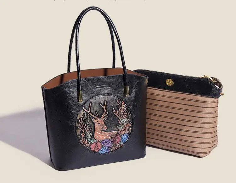MOONBAGS Tas Selempang Wanita Fashion 2in 1 Rusa - 5008