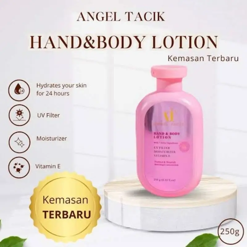 Angel Tacik Body Lotion 250gr KEMASAN BARU - Pencerah Tubuh (Isi 3pcs) 4