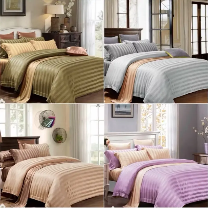 BEDCOVER SET Komplit Hotel T. 30cm MICROTENCEL Import PREMIUM 120gsm