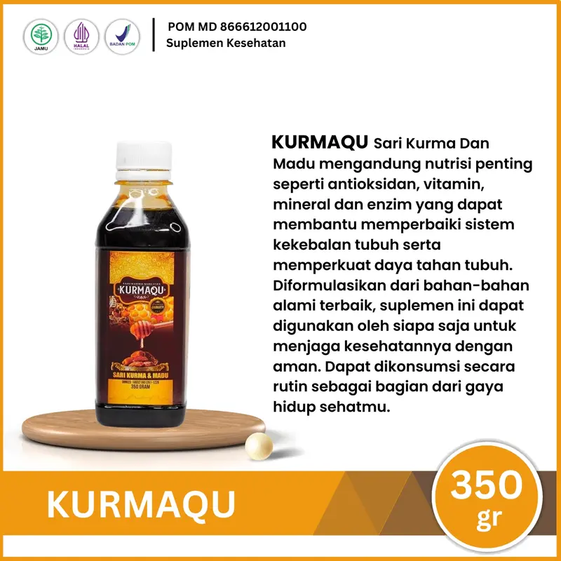 Kurmaqu Atasi Asam Lambung Nyeri Lambung Maag Kronis dari Sari Kurma dan Madu obat  asam 1