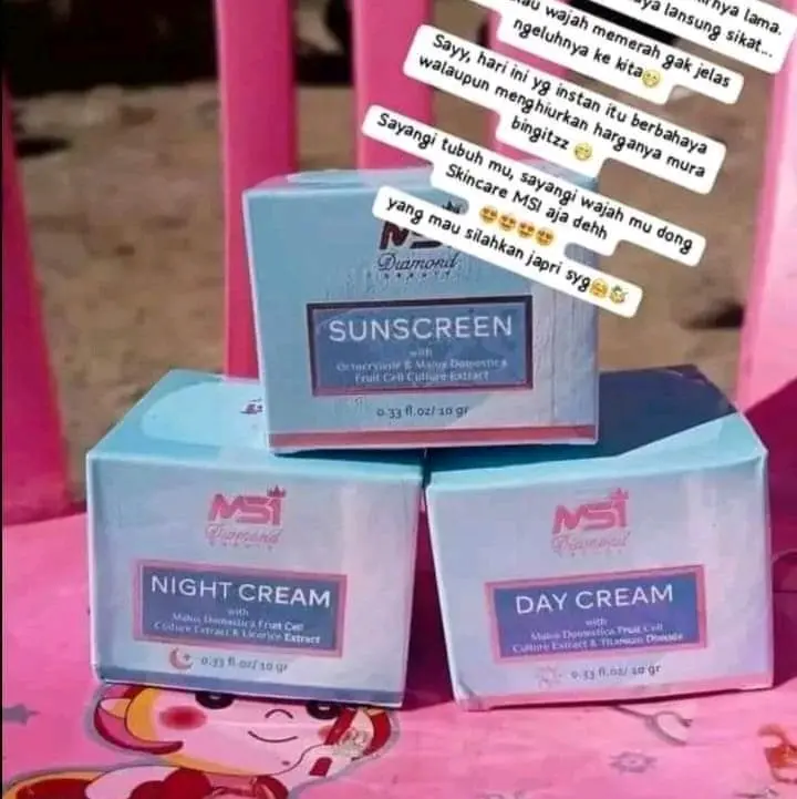 Crem Muka Suncreen dan Night Crem untuk Harian Pelembab 3